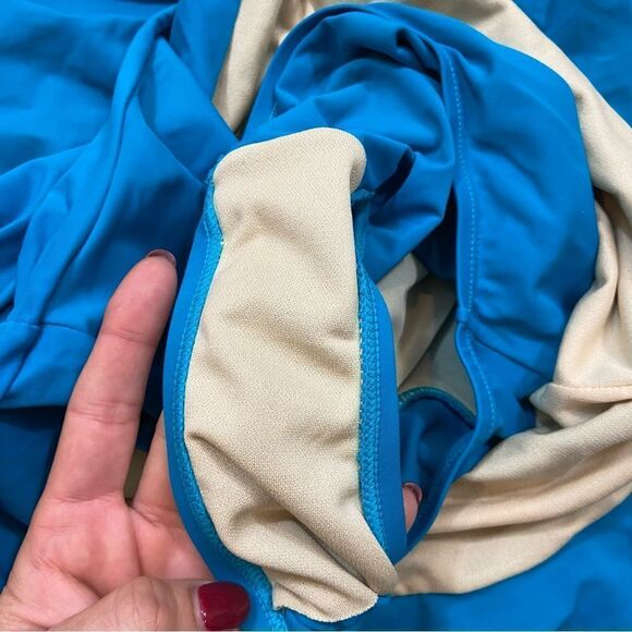 New without Tags Swimsuits for All Turquoise One Piece Swim Suit with Skirt 8 - Picture 9 of 10